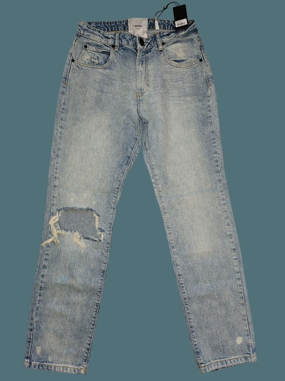 ONETEASPOON Jeans Women Size 28 High Waist Awesome Baggies Distressed New